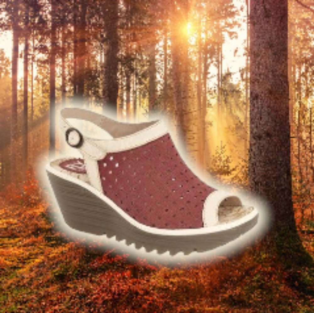 FLY LONDON Yile Leather Wedge 39